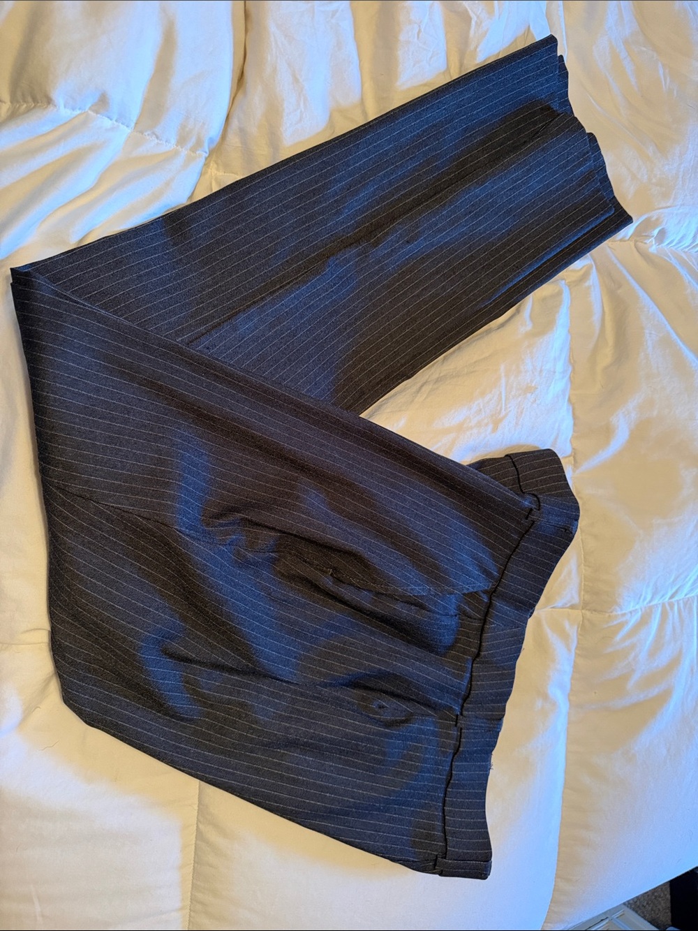 Rafaella Navy Pinstripe Trousers